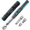 Seesii 3/8″ Digital Torque Wrench, ±2% Accuracy, 0–220 N·m/0–162 ft-lbs, LCD Display, Real-Time & Peak Modes, Preset & Data Storage, Dual Alarm, Electric Torque Wrench for Bicycle, Car, Motorcycle(1)