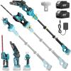 SEESII Cordless Pole Chainsaw, Hedge Trimmer, Pruning Shears with 3 Pack Chainsaw Chains