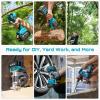 Seesii 21V 4000mAh Original Rechargeable Battery, Compatible with All Tools, Impact Wrench, Mini Chainsaw, Pole Saw, Pruning Shears, Long-Lasting Battery Life, Safe and Fast Charging