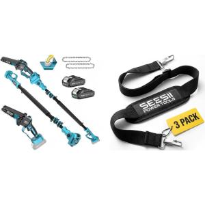 SEESII Pole Saw 6 Inch with Shoulder Strap 3 Pack