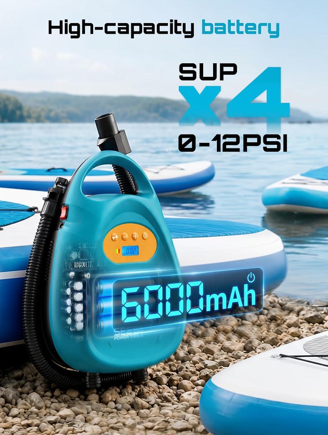 image:imageSeesii Cordless Transfer Pump for WaterDiesel amp Seesii Electric Paddle Board Pump