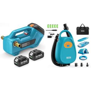 Seesii Cordless Transfer Pump for Water/Diesel & Seesii Electric Paddle Board Pump