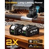 Bundle SEESII 2-in-1 Electric Pole Saws+ Cordless Angle Grinder Kit for Cutting