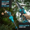 Seesii 1000Nm(738ft-lbs) Cordless Impact Wrench & Pole Saw 8 Inch