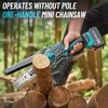 Seesii PS810 2-IN-1 Cordless Pole Saw & Mini Chainsaw & 3 Pack Chain Saw Chains