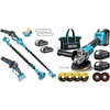 Bundle SEESII 2-in-1 Electric Pole Saws+ Cordless Angle Grinder Kit for Cutting