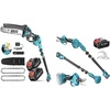 Seesii 2-in-1 Cordless Pole Saw & Pruning Shears Combo, 8” Chainsaw & 1.2” Pruner with 15FT Reach, Brushless Motor, Dual 4.0Ah Batteries, Electric Tree Trimming Kit for Branch & Limb Cutting